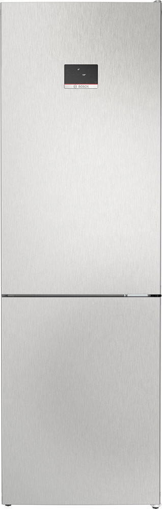 Bosch Serie 4 KGN367LDF Frigorifero combinato da libera installazione 186 x 60 cm Metal look Classe D