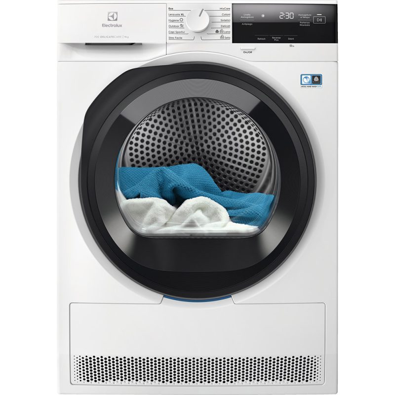 Electrolux EW7H392G asciugatrice Libera installazione Caricamento frontale 9 kg A++ Bianco