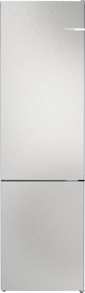 Bosch Serie 4 KGN392LDF Frigorifero combinato da libera installazione 203 x 60 cm Metal look Classe D