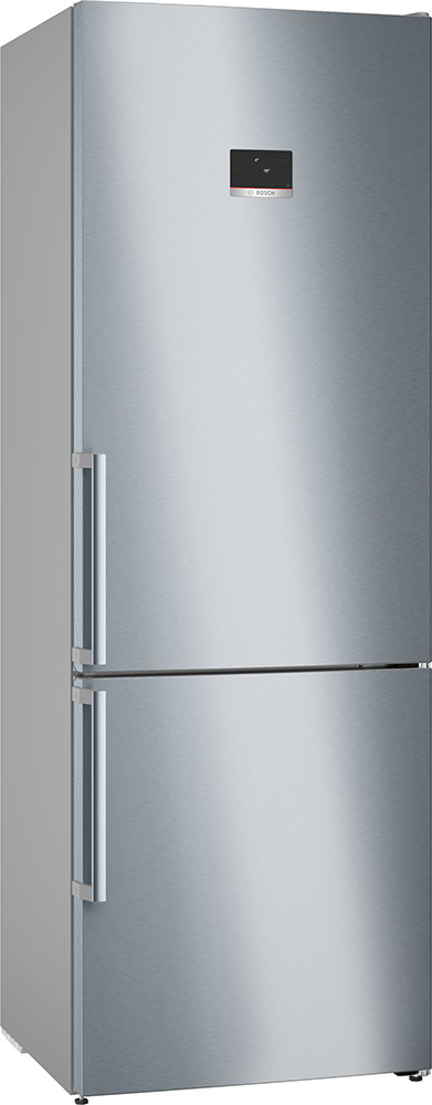 Bosch Serie 6 KGN49AICT frigorifero con congelatore Libera installazione 440 L C Acciaio inox