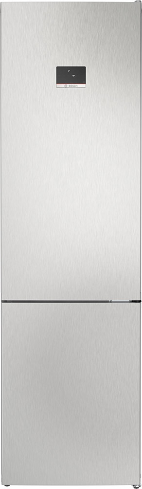 Bosch Serie 4 KGN397LDF Frigorifero combinato da libera installazione 203 x 60 cm Metal look Classe D