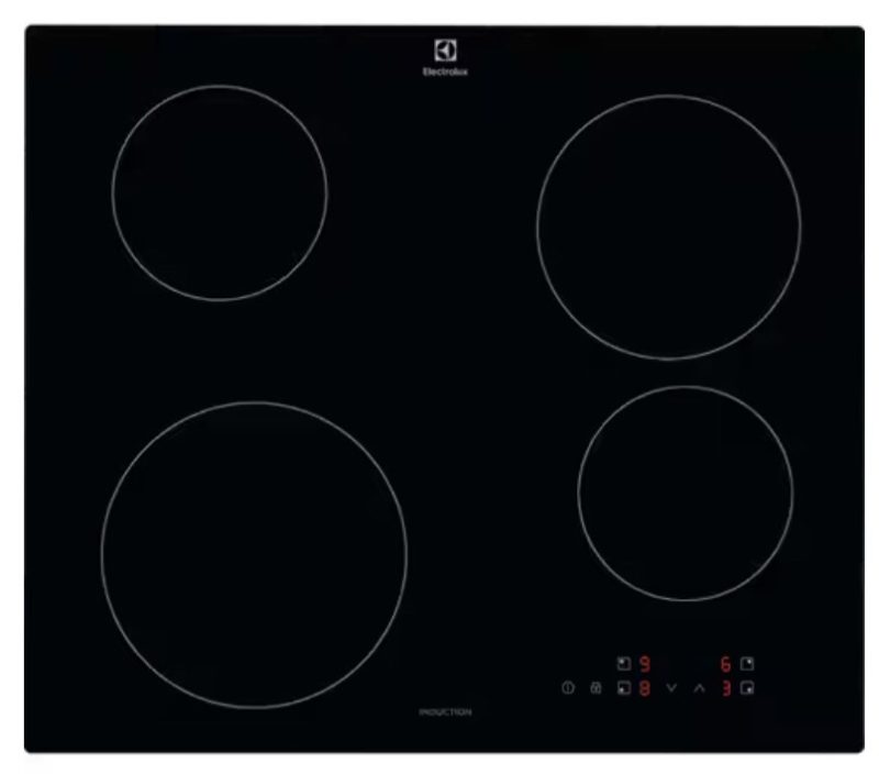 Electrolux Serie 300 EIB60424CK Nero Da incasso 60 cm Piano cottura a induzione 4 Fornello(i)