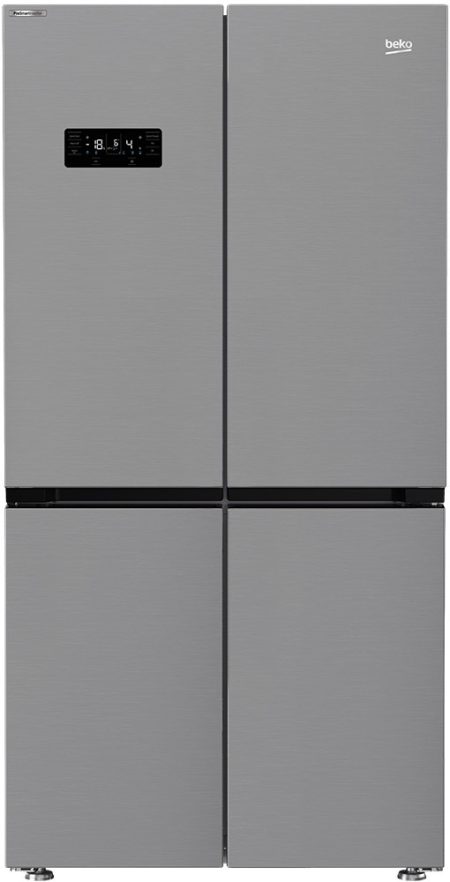 Beko GN1416240XPN frigorifero side-by-side Libera installazione 572 L E Acciaio inossidabile