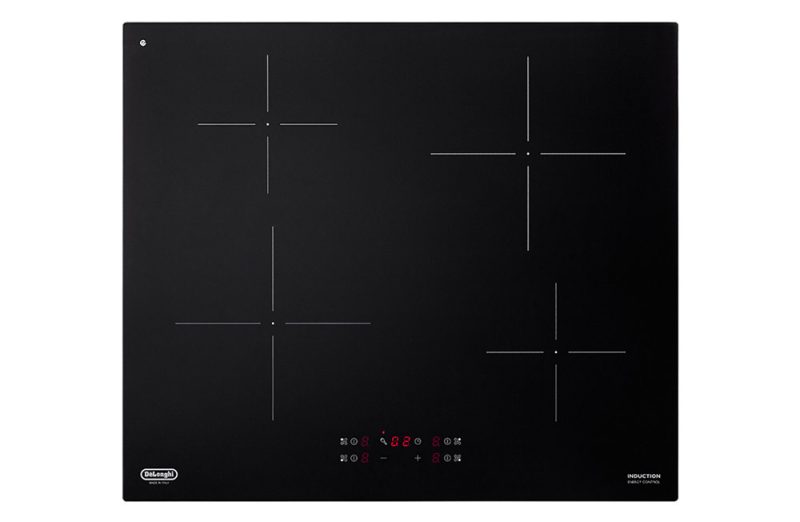 De’Longhi PIN 62 Nero Da incasso 60 cm Piano cottura a induzione 4 Fornello(i)