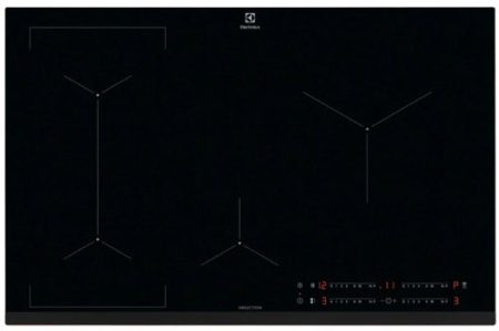 Electrolux LIL83443 Nero Da incasso 80 cm Piano cottura a induzione 4 Fornello(i)