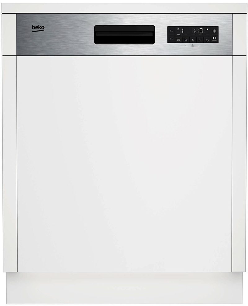 Beko b300 Lavastoviglie 60cm semi-integrata con cruscotto Inox